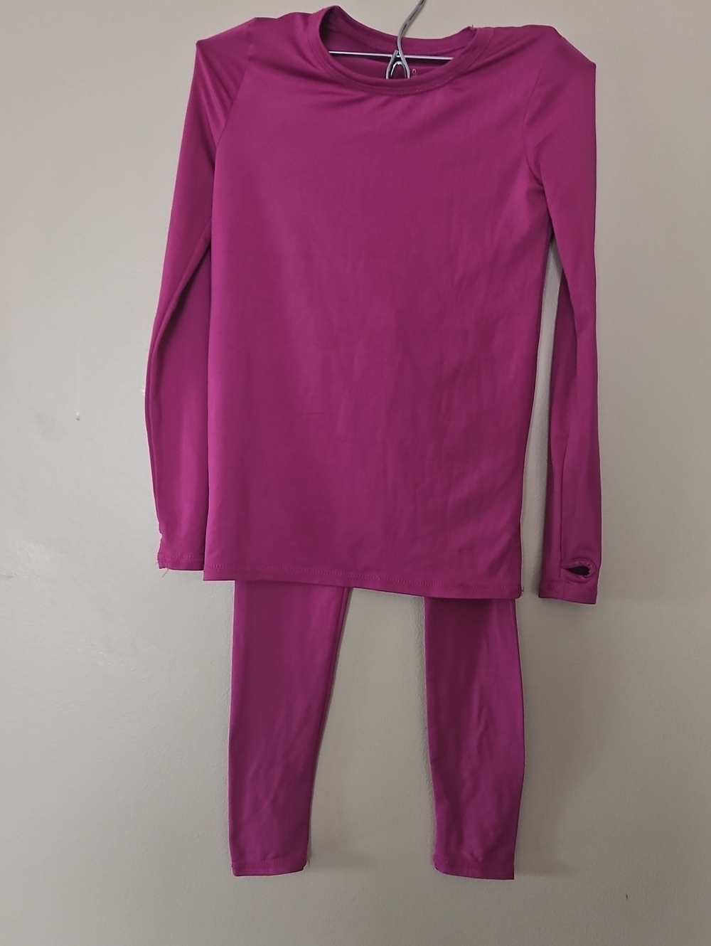 Cuddl Duds Kids Long Sleeve Pajama Set - Cranberry